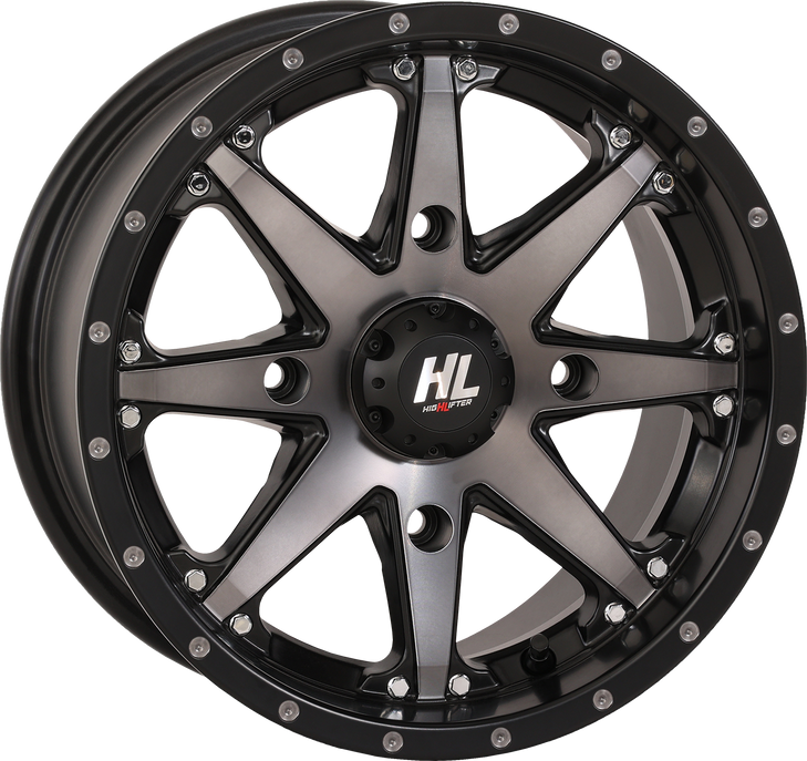 High Lifter Wheel - Hl10 - Front/Rear - Matte Black/Smoke - 14X7 - 4/110 - 5+2 (+30 Mm) 14Hl10-1610
