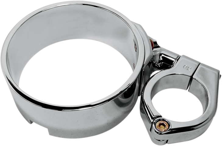 Joker Machine Speedometer Ring With Swivel Clamp - Chrome - For 39 Mm Fork Tube 10-315C