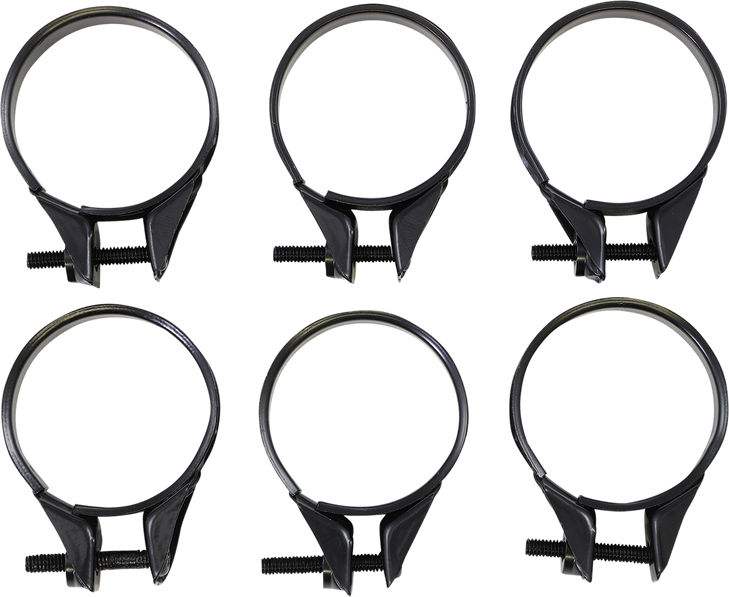 Moose Racing Carburetor Clamps - 35-38 Mm - 6-Pack 110-1038