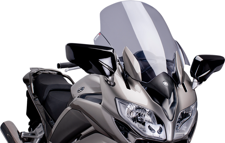 Puig Hi-Tech Parts Touring Windscreen - 22" - Smoke - Yamaha 6483H
