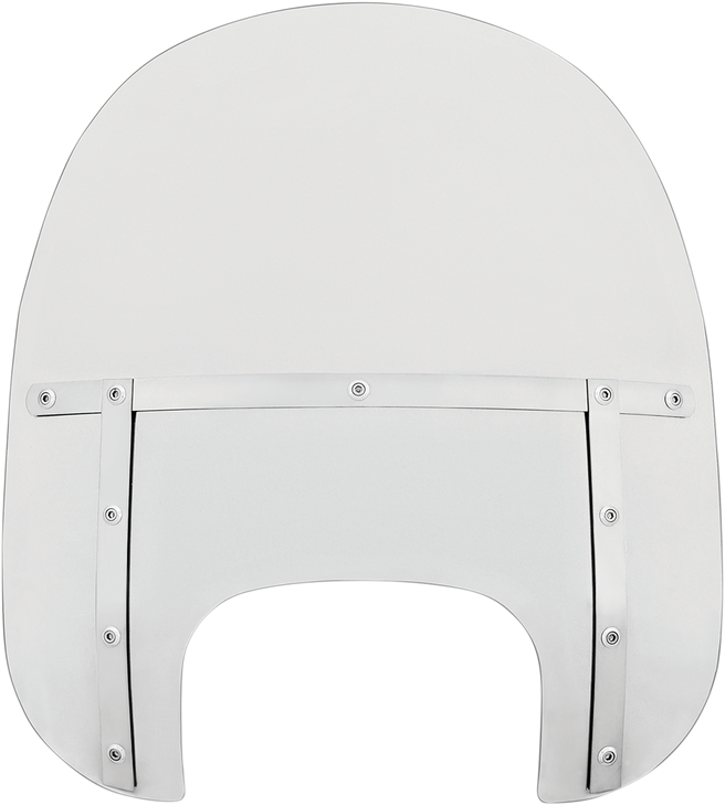 Memphis Shades Fats Windshield - Clear - 17" - Flfb/S Mem6200