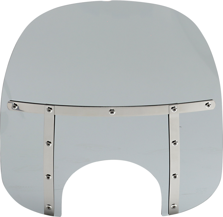 Memphis Shades Fats Windshield - 17" - Headlight - Black Smoke Mem36212
