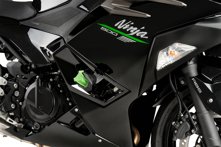 Puig Hi-Tech Parts Frame Sliders R19 Ninja Blk 22025N