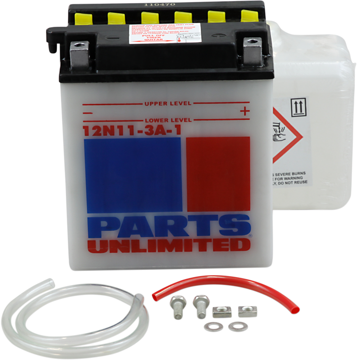 Parts Unlimited Battery - 12N11-3A-1