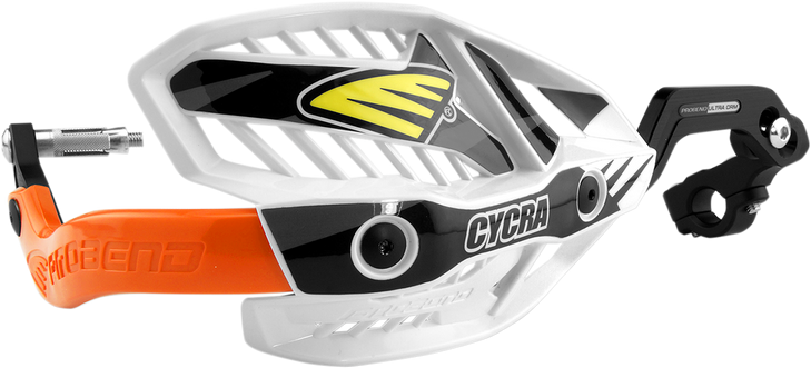 Cycra Handguards - Ultra - White/Orange 1Cyc-7407-22X
