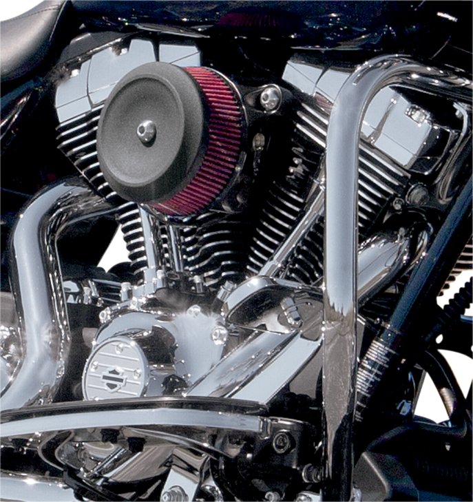 S&S Cycle Air Cleaner Cover - Bob Dish - Black 170-0123