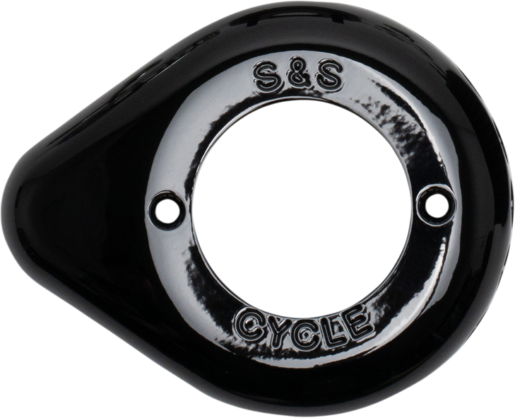 S&S Cycle Air Cleaner Cover - Air Stinger Teardrop - Gloss Black 170-0686