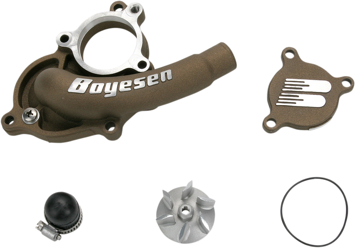 Boyesen Supercooler Waterpump Cover - Magnesium - Suzuki Wpk-27M