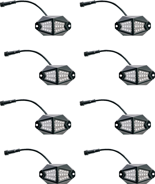 Whipitlightrods 8 Pod Rock Light 25-800