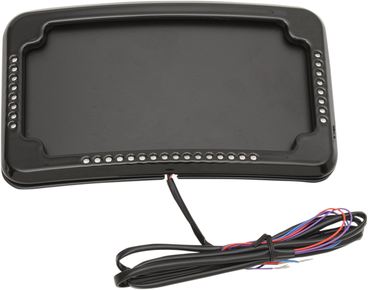 Cycle Visions License Plate Mount - Lighted Frame Cv-4640B