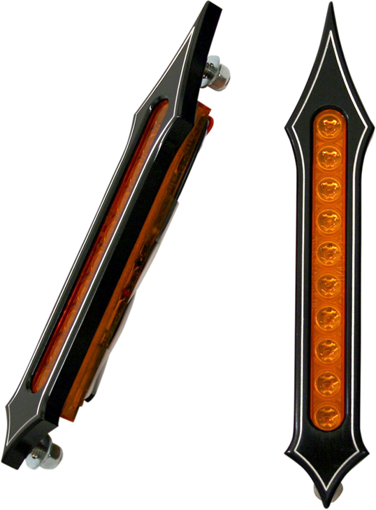 Accutronix Bag Light - Tribal Slotted - Amber Lens - Night Series Bl02-Lsn