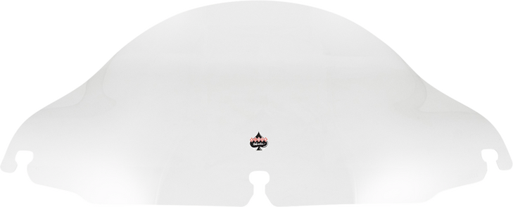 Klock Werks Flare Windshield - 6-1/2" - Clear - Flh Kww-01-0701