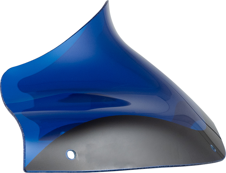 Klock Werks Kolor Flare Windshield - 8" - Blue - Fltr Kww-01-0693