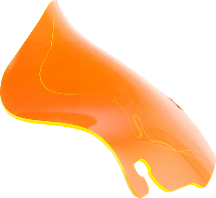 Klock Werks Kolor Flare Windshield - 6.5" - Orange Ice - Flh Kww-01-0638