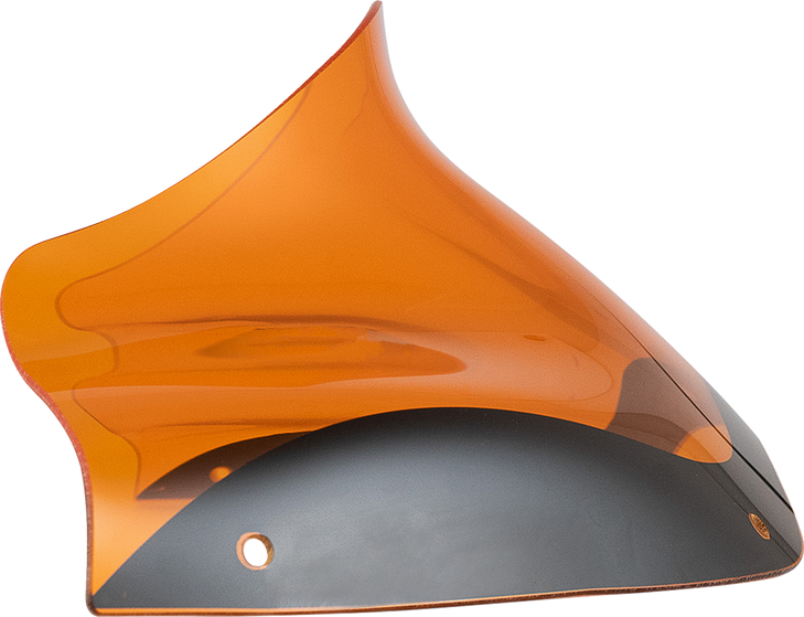 Klock Werks Kolor Flare Windshield - 8" - Orange - Fltr Kww-01-0689