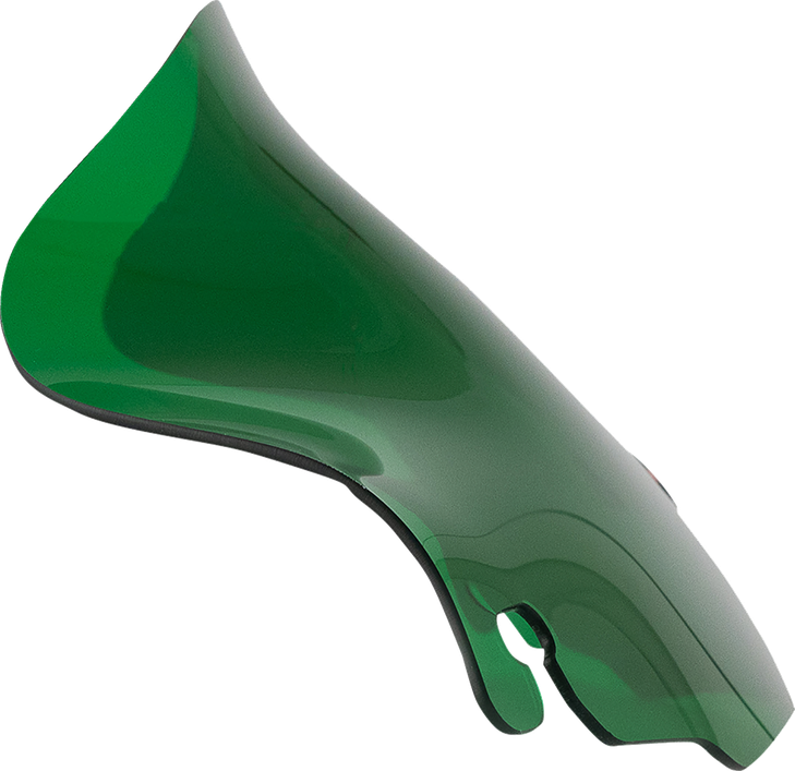 Klock Werks Kolor Flare Windshield - 6-1/2" - Green - Flh Kww-01-0698