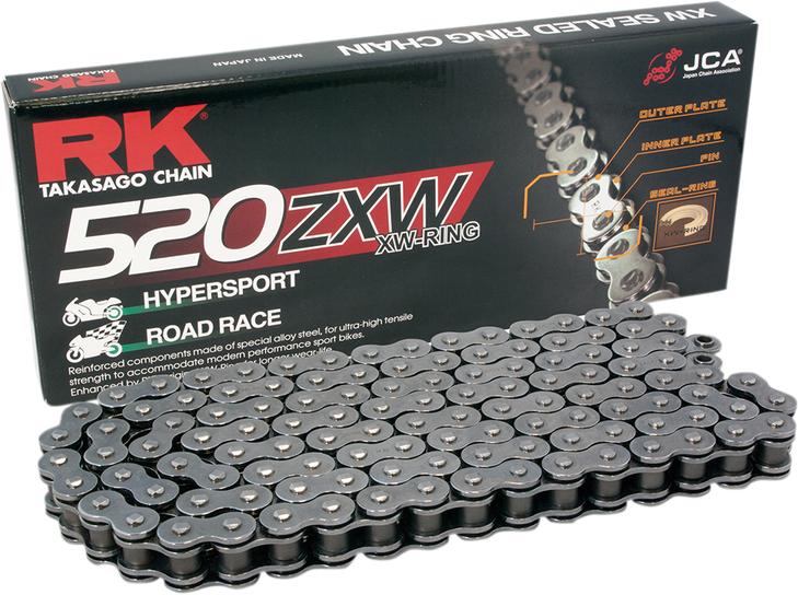 Rk 520 Zxw - Drive Chain - 120 Links - Gold Gb520Zxw-120