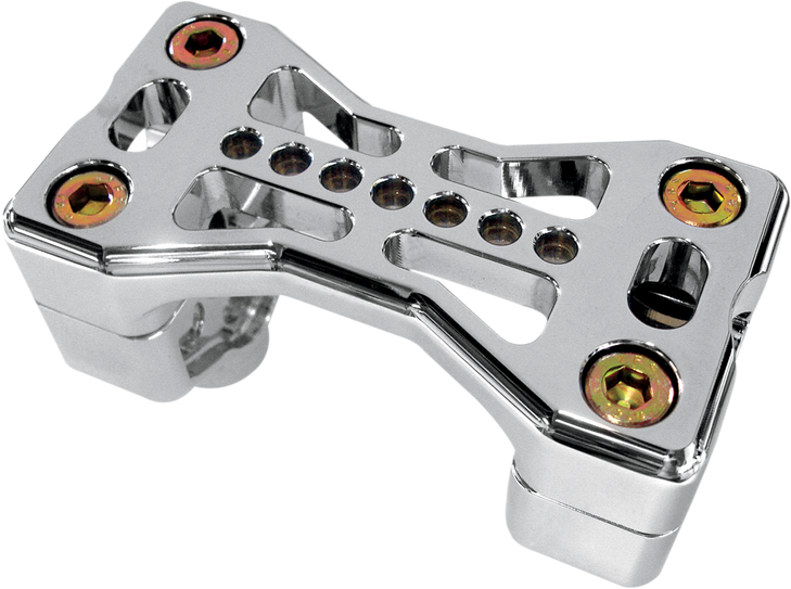 Joker Machine Handlebar Clamp - 900 - Harley Davidson - Chrome 03-861C
