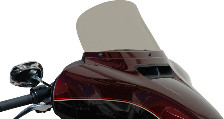 Wind Vest Windshield - 8" - Light Smoke 65-8010