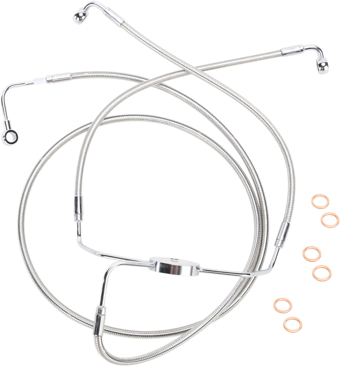 Magnum Shielding Brake Line - Polished Stainless 57010