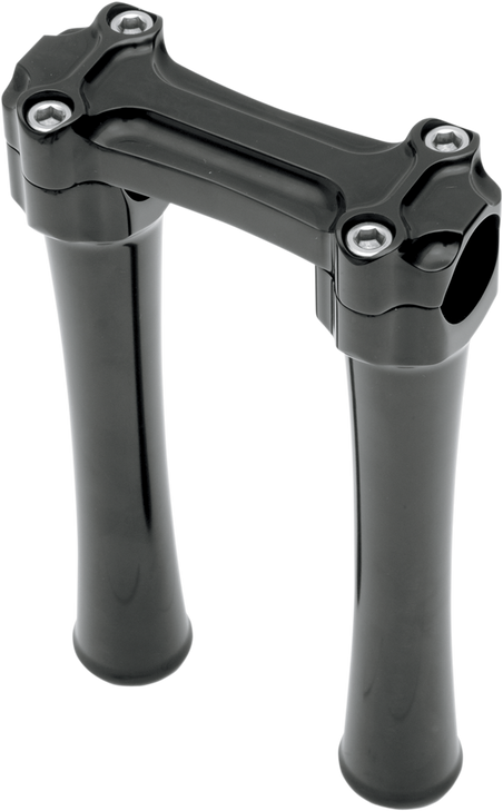 Todd'S Cycle Risers - Bone - 8" - Black Bbc83-2