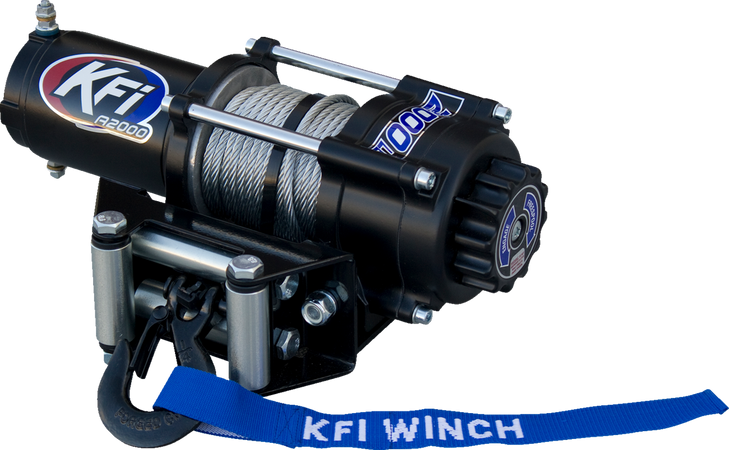 Kfi Products A2000 Atv Winch - 2000 Lb - Steel Cable A2000