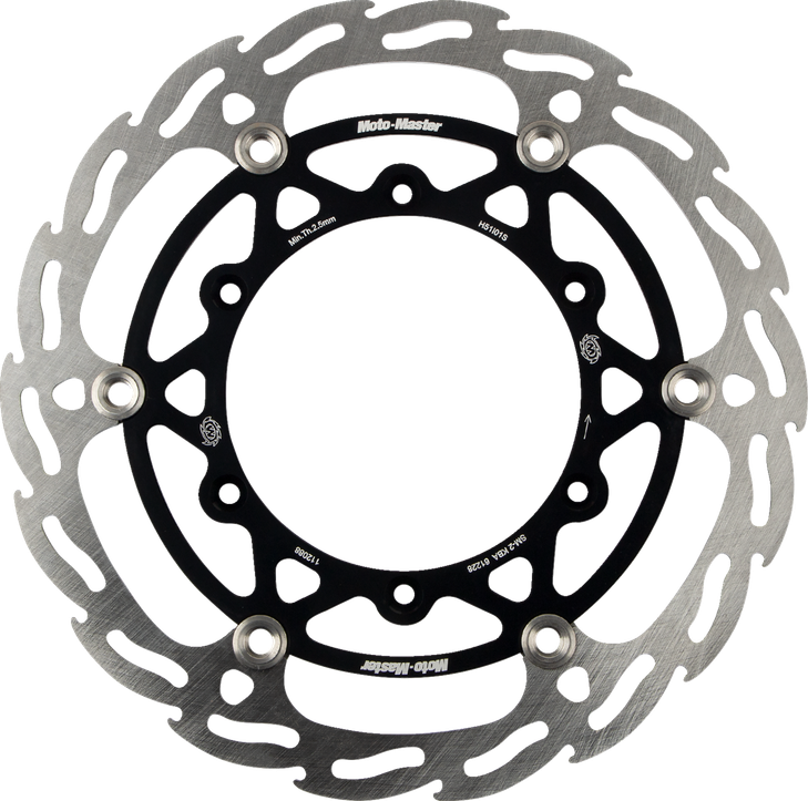 Moto-Master Brake Rotor - Front - Flame 112088-Pu