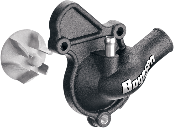 Boyesen Impeller/Waterpump Cover - Black - Kawasaki Wpk-18B