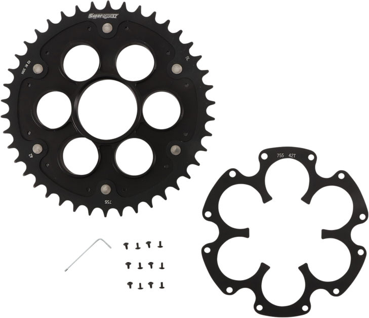 Supersprox Edge Kit - Rear - 43 Tooth - Ducati Rsa-736525-43-Kit