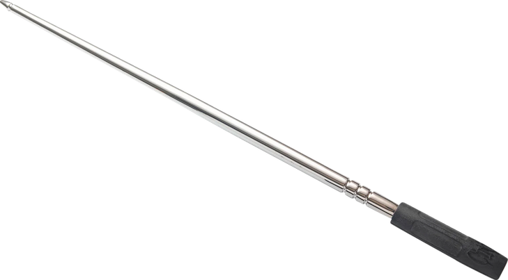 Ciro Antenna - 8" - Flexible Base - Chrome 15010