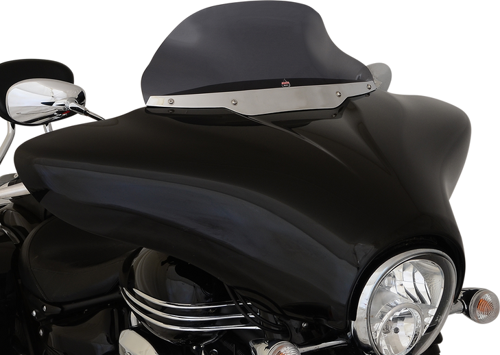 Klock Werks Flare Windshield - 8-1/2" - Smoke - Stratoliner Kww-06-0255