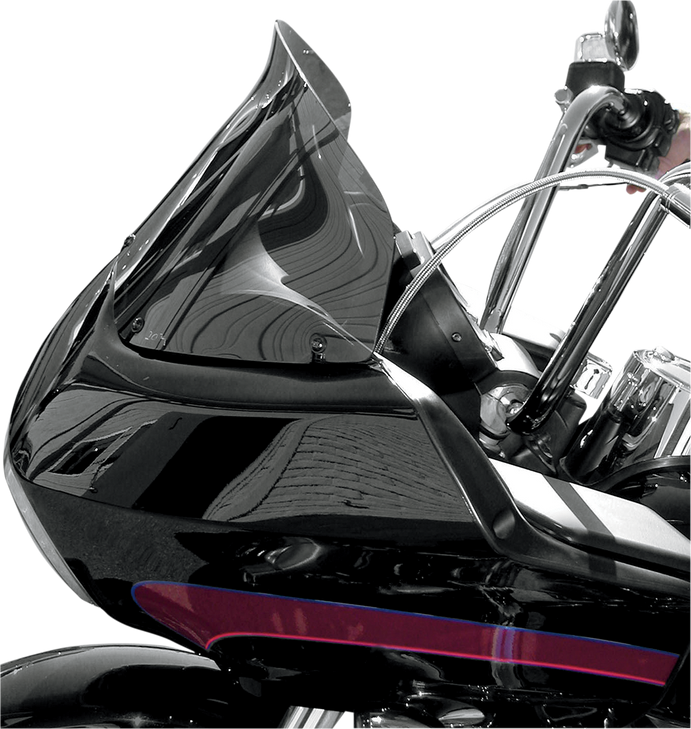 Wind Vest Windshield - 8" - Dark Smoke - Fltr 62-8040