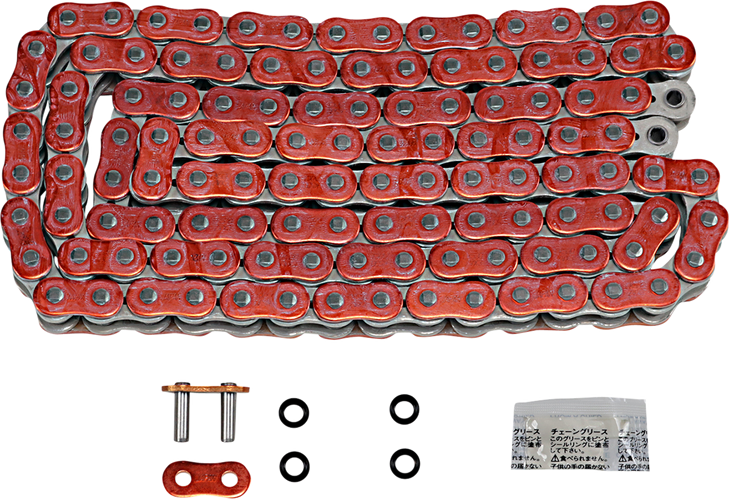 Ek 530 Zvx3 - Sportbike Chain - 120 Links - Orange 530Zvx3-120Ao