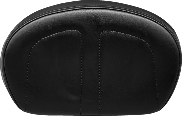 Le Pera Sissy Bar Pad - Medium - Maverick - Shiny Black L-Sbp02Mav-Sh