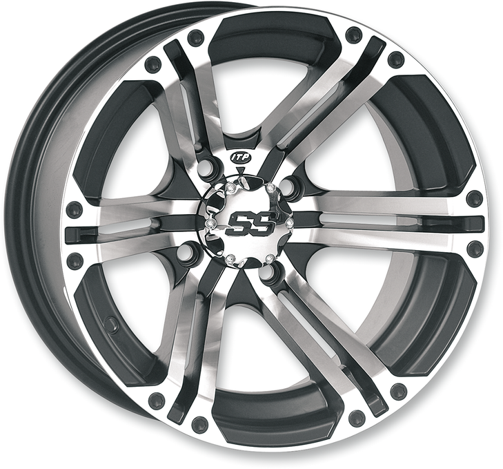 Itp Wheel - Ss212 - Rear - Machined Black - 14X8 - 4/110 - 5+3 1428374404B