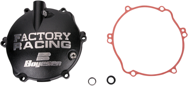 Boyesen Clutch Cover - Black - Yamaha Cc-31B