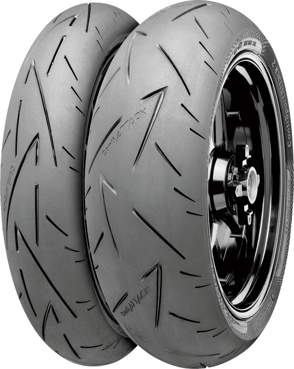 Continental Tire Spt Atck 2 120/70 Zr 17 02440060000