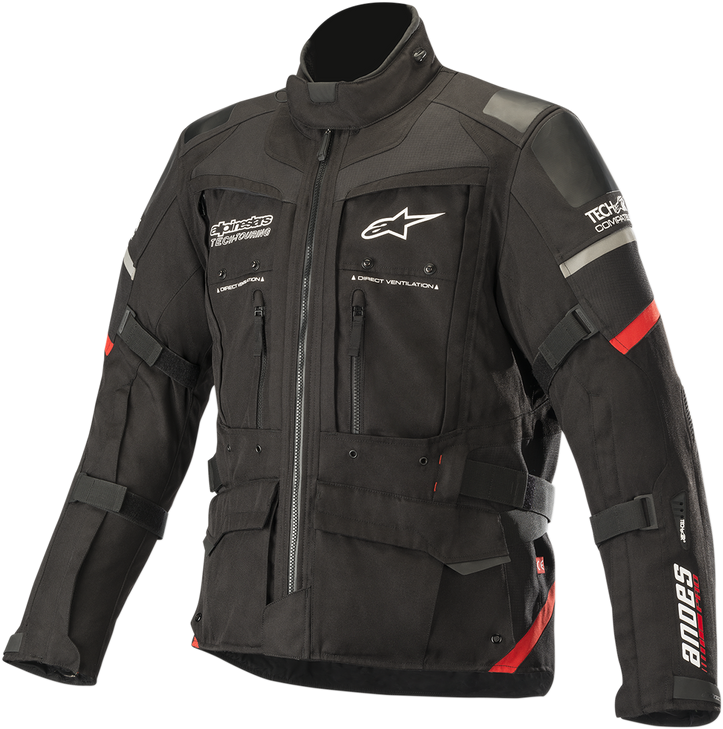 Andes Pro Drystar Jacket - Black/Red - Medium 3207119-13-M