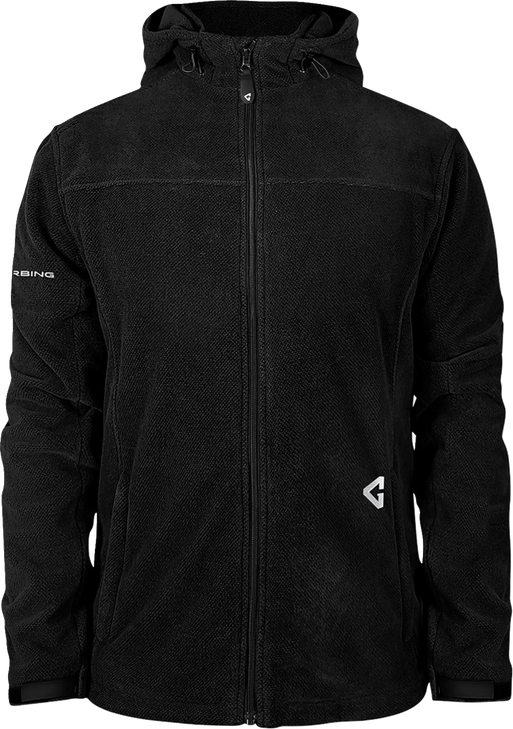 Gerbing Heated Clothing 7V Thermite Fleece Heated Jacket 2.0 - Black - Medium Ger-Tfjkt-7V-M-B-M