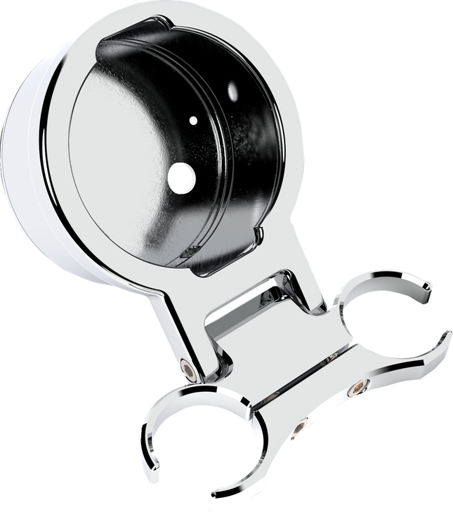 La Choppers T-Bar Gauge Mount - Single - Chrome - 1.00" Diameter La-7398-01C