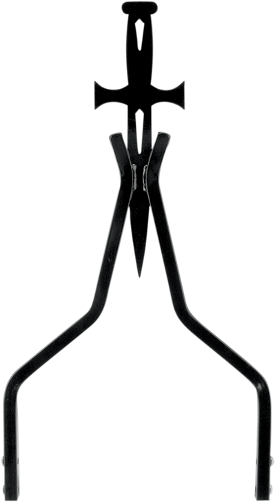 Cycle Visions Sissy Bar Stick - Black - 18" Daggertude Cv-8029B