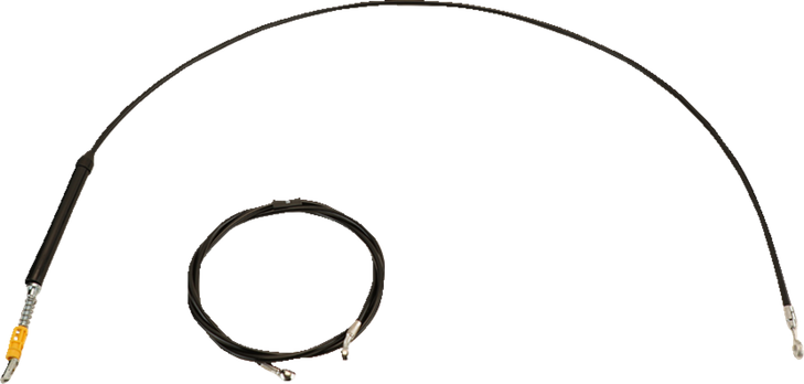 Handlebar Cable/Brake Line Kit - 12" - 14" Ape Hanger Handlebars - Black Vinyl La-8060Kt-13B