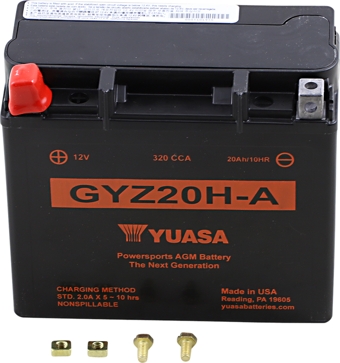 Yuasa Agm Battery - Gyz20H-A Yuam720Gha