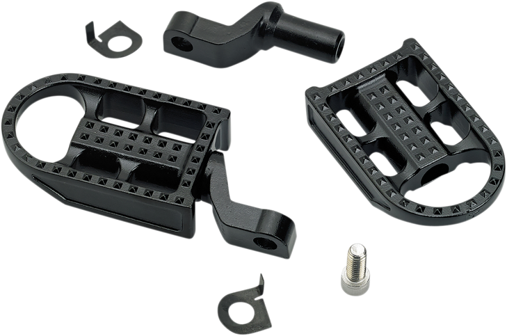 Biltwell Mushman Footpegs - Step - Black Electroplated 7002-201-02