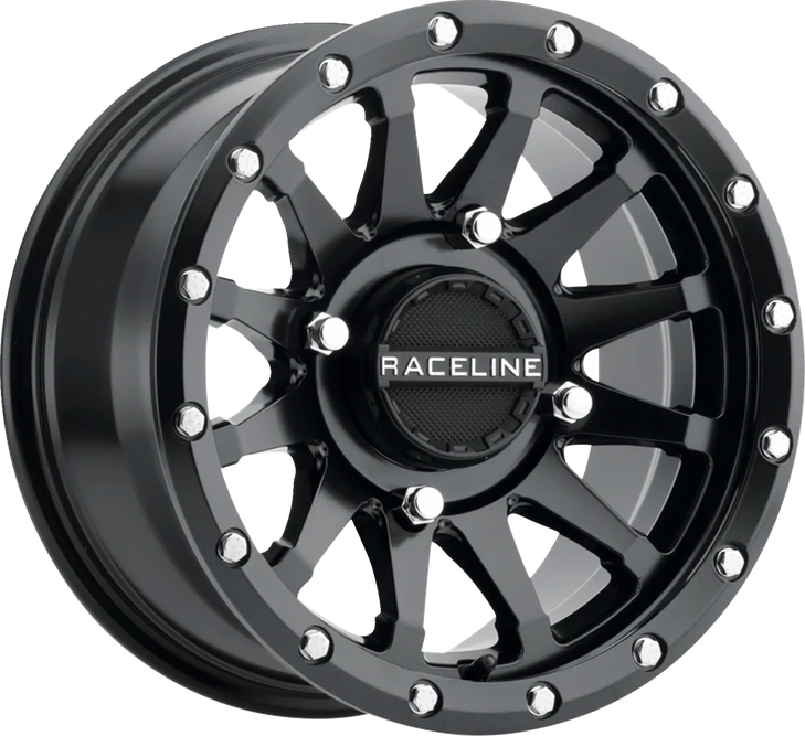 Raceline Wheels Wheel - Trophy - Simulated Beadlock - Front/Rear - Black - 15X6 - 4/137 - 5+1 (+40 Mm) A95B-56037+40