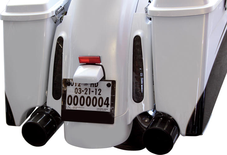Paul Yaffe Bagger Nation License Plate Frame - Cvo - Black Pyo:Uslp3-B