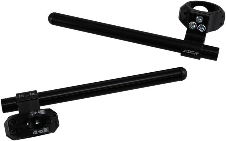 Driven Racing Handlebar - Clip-On - Halo - Riser - 50 Mm - Black Dhclor50Bk
