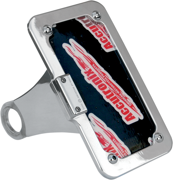 Accutronix Side Mount License Plate Assembly - Chrome Lpf114Hv-C