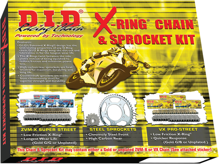 Did Chain Kit - Honda - Cbr 600 F4I '01-'06 Dkh-001