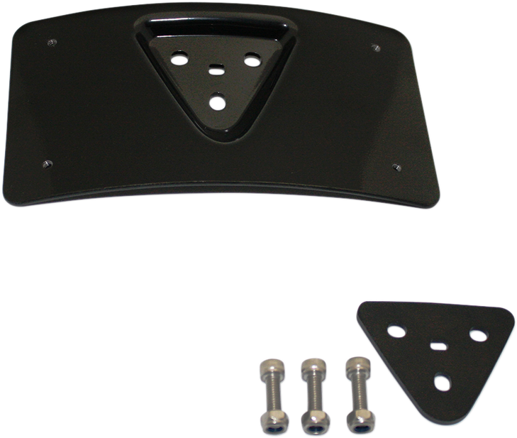 Custom Dynamics Radius License Plate Mount - Black Cd-Pfm-B